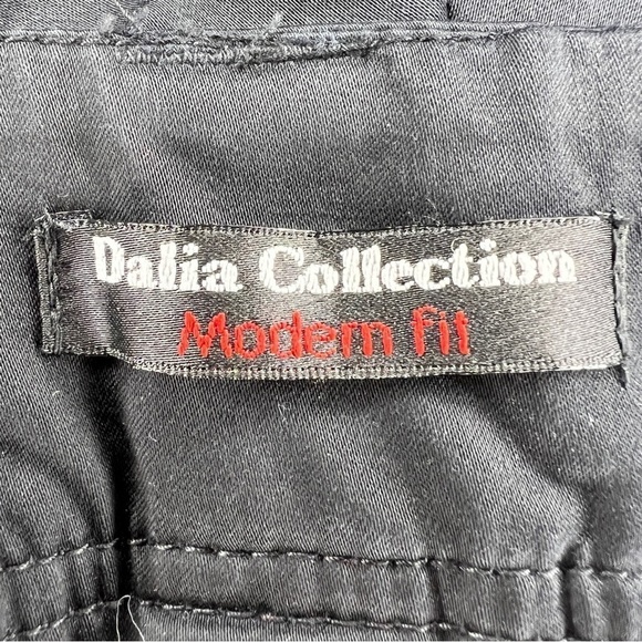 NEW SIZE 8 DALIA COLLECTION BLACK CUFFED CROPPED PANTS STRETCH CASUAL - Picture 8 of 9
